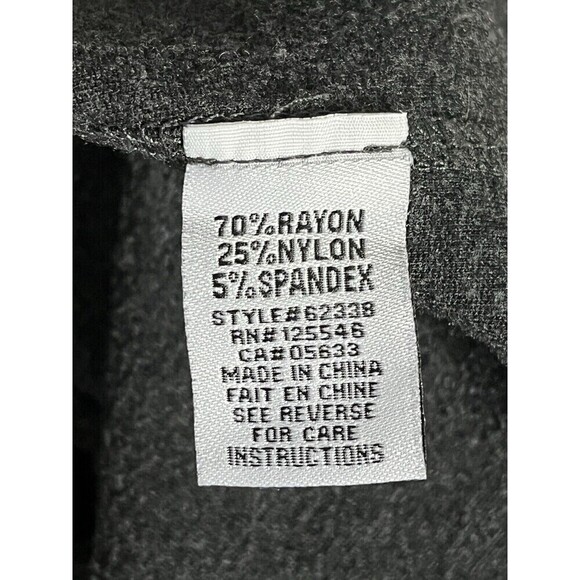 Habitat Black Brushed Fleece Shawl Neckline Oversized Open Lagenlook Jacket Med - Picture 9 of 10